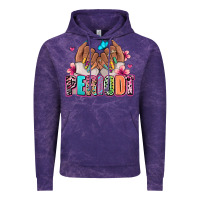 Cloud Purple Periodt afro woman nail art Vintage Hoodie - RanaPortraitStore