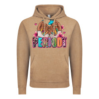 Vintage Coffee Periodt afro woman nail art Vintage Hoodie - RanaPortraitStore
