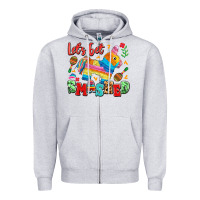 Heather Grey let's get smashed Zipper Hoodie - LillyAllenDesigns
