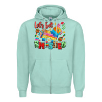 Seafoam let's get smashed Zipper Hoodie - LillyAllenDesigns