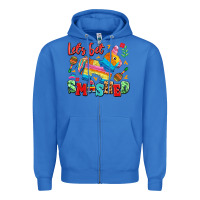 True Royal let's get smashed Zipper Hoodie - LillyAllenDesigns