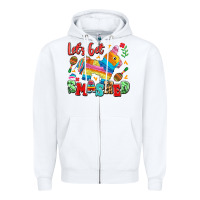 White let's get smashed Zipper Hoodie - LillyAllenDesigns