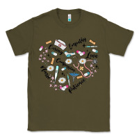 Army Green nurse Classic Tee - MaliasSmallBusiness