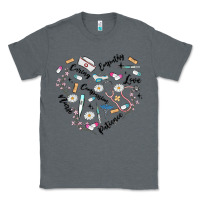 Charcoal Heather nurse Classic Tee - MaliasSmallBusiness