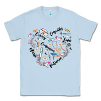 Dusty Blue nurse Classic Tee - MaliasSmallBusiness