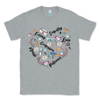 Heather Grey nurse Classic Tee - MaliasSmallBusiness