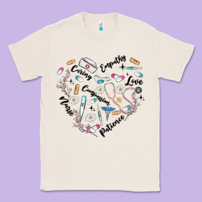 Nurse Classic Tee Designed By Maliassmallbusiness