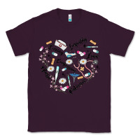 Plum nurse Classic Tee - MaliasSmallBusiness