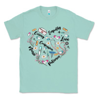 Seafoam nurse Classic Tee - MaliasSmallBusiness