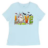 Baby Blue Love Nurse Halloween Ladies Tee - texasbilliewilder