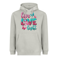 Moon Dust live love fight breast cancer Heavyweight Hoodie - texasbilliewilder