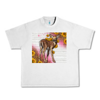 Lunar Rock Western Cute Baby Deer Fawn Urban Heavy Tee - LillyAllenDesigns