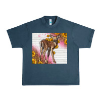 Western Cute Baby Deer Fawn Urban Heavy Tee | Teevron