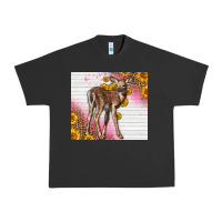 Pigment Black Western Cute Baby Deer Fawn Urban Heavy Tee - LillyAllenDesigns