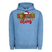 Pigment Pebble Blue christmas nonnie claus Urban Hoodie - FaDigitalArtStudio