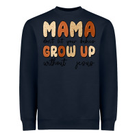 Navy mama dont let your babies grow up without jesus Heavyweight Sweatshirt - MaliasSmallBusiness