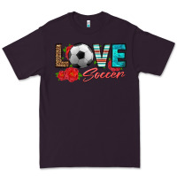 Plum love soccer Premium Tee - HRA Design Shop