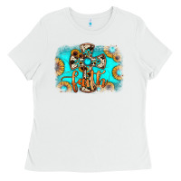 White faith cross Ladies Tee - JahusDesignShop