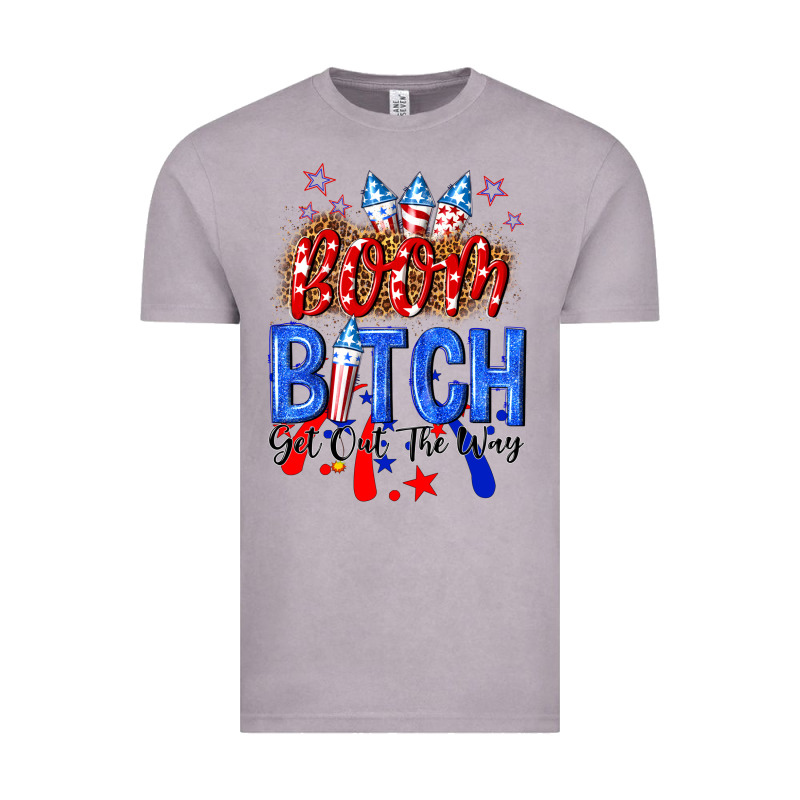 Boom Bitch Get Out The Way Vintage Tee by NancyCooperArtShop | Teevron
