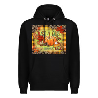 Black Just a girl who loves Fall Premium Hoodie - NancyCooperArtShop