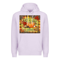 Lilac Just a girl who loves Fall Premium Hoodie - NancyCooperArtShop