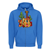 True Royal mexican guitar Zipper Hoodie - LillyAllenDesigns