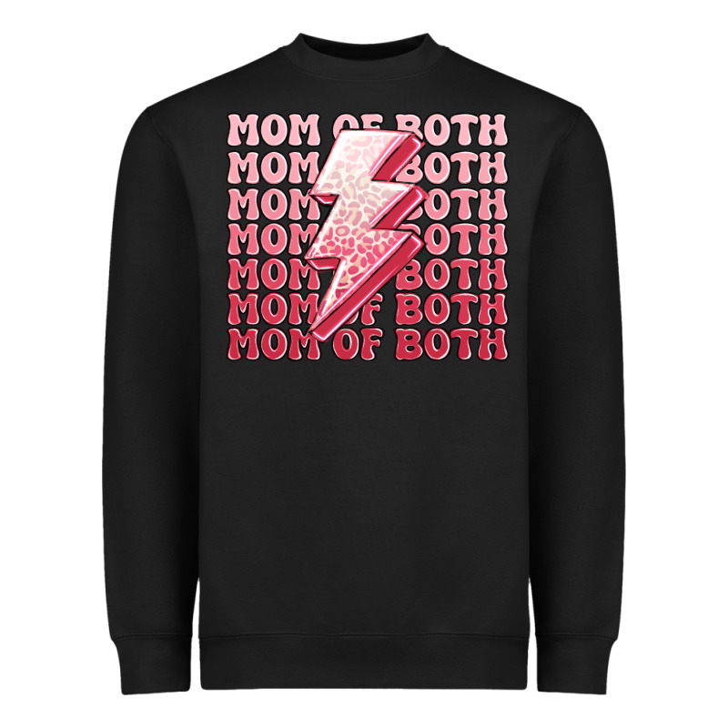 Mom Of Both Girls Heavyweight Sweatshirt by MaliasSmallBusiness | Teevron