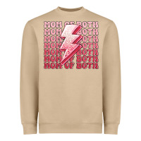 Mushroom mom of both girls Heavyweight Sweatshirt - MaliasSmallBusiness