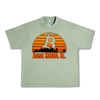 Oil Green just hodl it new orleans skyline retro sunset Urban Heavy Tee - Jasminsmagicworld