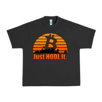 Pigment Black just hodl it new orleans skyline retro sunset Urban Heavy Tee - Jasminsmagicworld