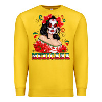 Lemon Mexicana with Skull Girl Premium Sweatshirt - texasbilliewilder