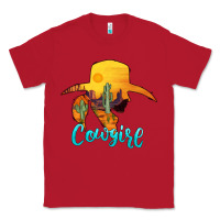 Red cowgirl western Classic Tee - AdoDesignShop