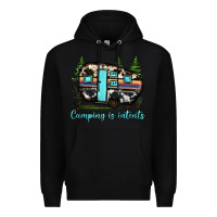Black camping is intents Premium Hoodie - JahusDesignShop
