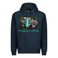 Navy camping is intents Premium Hoodie - JahusDesignShop
