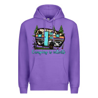 Purple camping is intents Premium Hoodie - JahusDesignShop