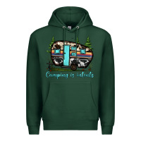 Sports Green camping is intents Premium Hoodie - JahusDesignShop