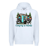 White camping is intents Premium Hoodie - JahusDesignShop