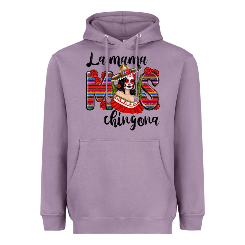 La Mama Mos Chingona Heavyweight Hoodie by texasbilliewilder | Teevron
