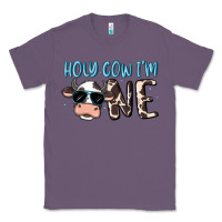 Lavender holy cow i'm one Classic Tee - MaliasSmallBusiness