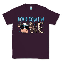 Plum holy cow i'm one Classic Tee - MaliasSmallBusiness