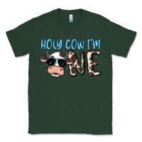 Sports Green holy cow i'm one Classic Tee - MaliasSmallBusiness