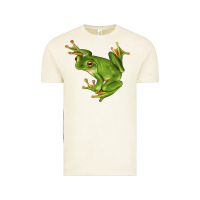 Vintage Arctic White Lipped Tree Frog Illustrations Vintage Tee - LillyAllenDesigns