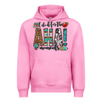 Fuchsia Pink i do it for the aha moments teacher Urban Hoodie - OliviaCreatesArt