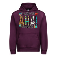 Mauve Wine i do it for the aha moments teacher Urban Hoodie - OliviaCreatesArt
