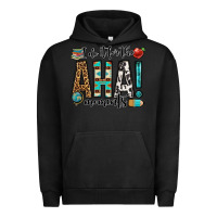 Pigment Black i do it for the aha moments teacher Urban Hoodie - OliviaCreatesArt