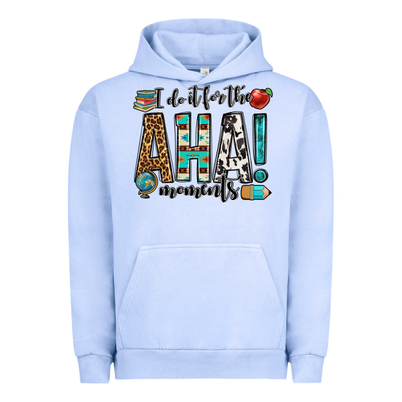 I Do It For The Aha Moments Teacher Urban Hoodie by OliviaCreatesArt | Teevron