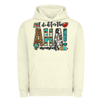 Pigment Pistachio i do it for the aha moments teacher Urban Hoodie - OliviaCreatesArt