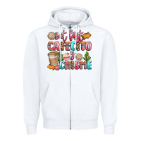 White but first cafecito y chisme Zipper Hoodie - LillyAllenDesigns