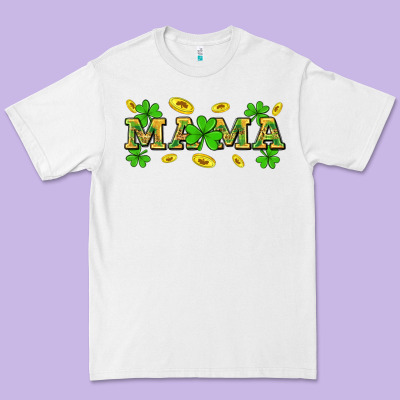 St. Patricks Day Mama Premium Tee Designed By Neo Western