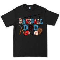 Black baseball dad Premium Tee - AdoDesignShop